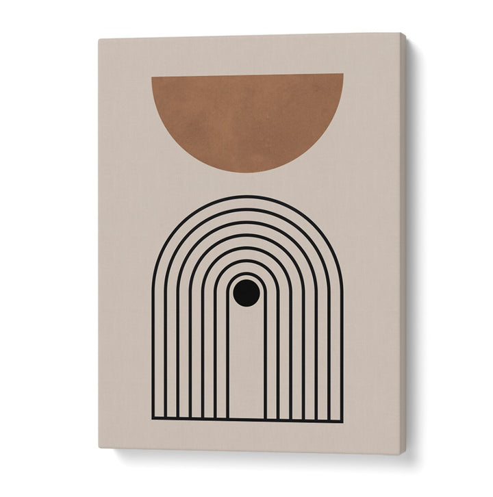 Stylish COMPOSITION V, BOHO ART PAINTINGS featuring unique lines and circles, perfect for inspiring creativity.