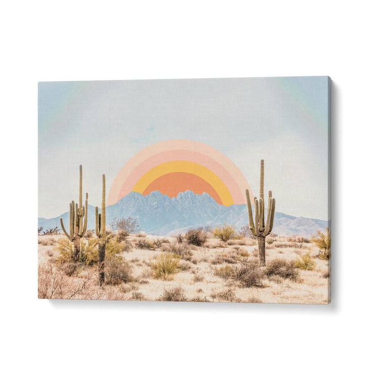 Captivating ARIZONA SUNRISE, LANDSCAPE PAINTINGS featuring serene desert scenery and warm colors for your home decor.