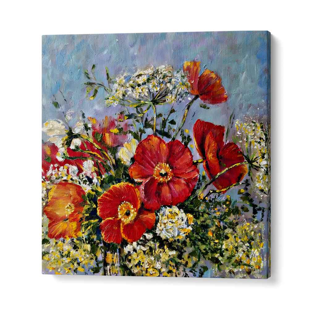 Vibrant Gently Mooring, Floral Flower Paintings showcasing beautiful blooms, perfect for elevating your home decor.