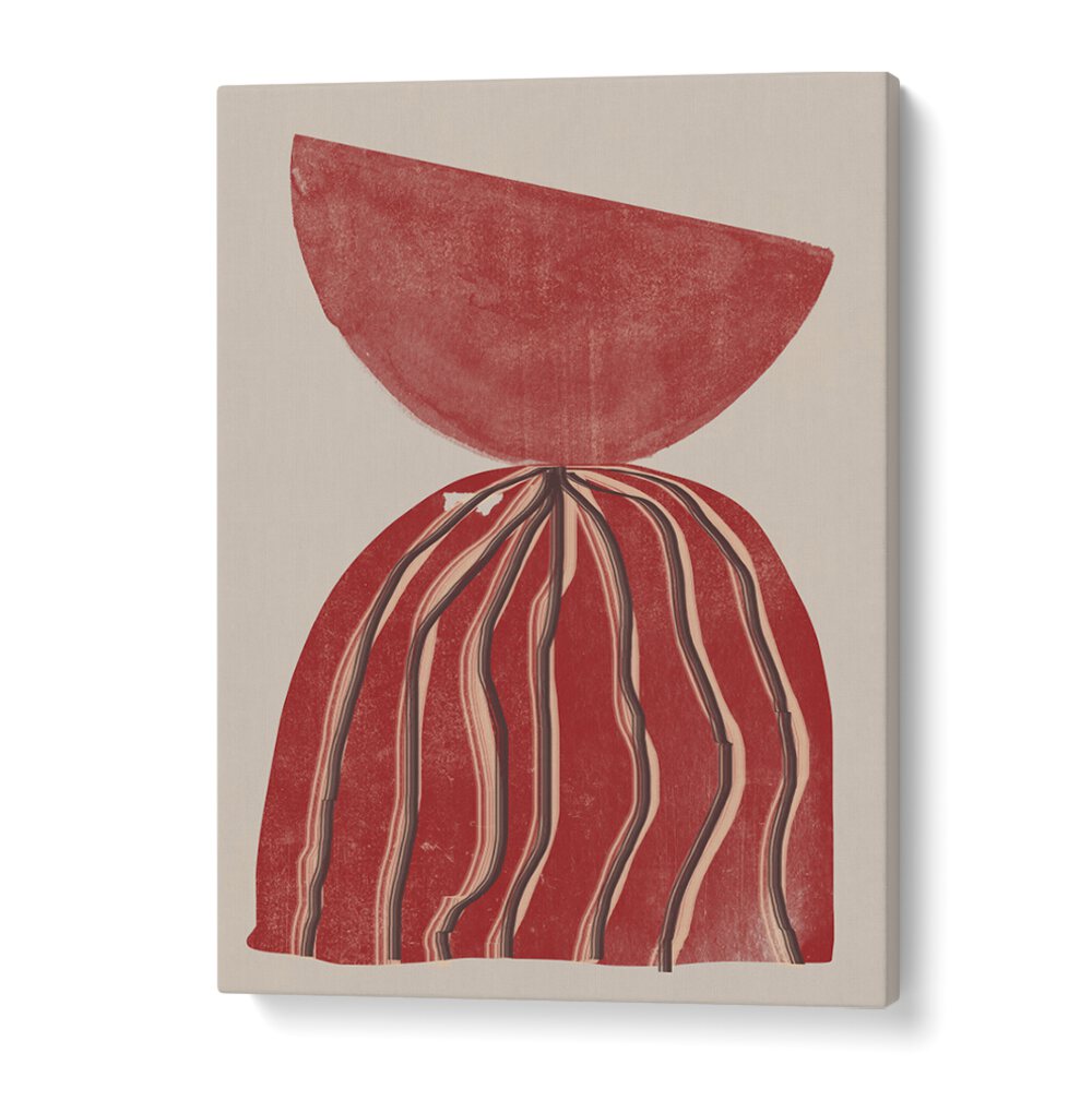 SIMPLE PAPER COMPOSITION, GEOMETRIC ART PRINTS showcase a modern design with earthy tones, perfect for any space.