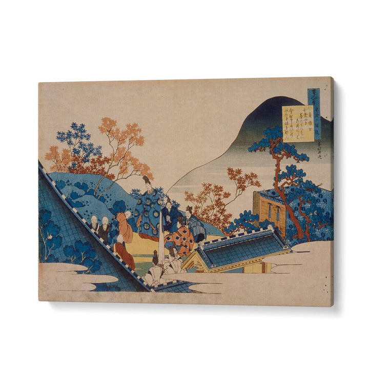 HOKUSAI'S POEM , VINTAGE PAINTINGS