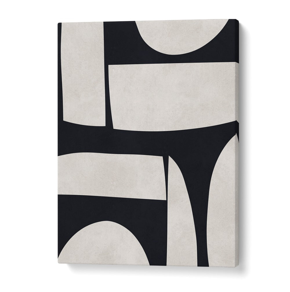 Stylish CURVED SHAPES II, GEOMETRIC ART PRINTS feature elegant curves, perfect for modern home decor.