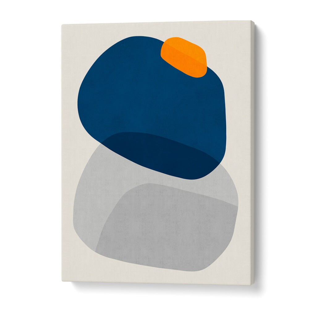 Stylish ROCK OVERLAY VI, ABSTRACT PAINTINGS with bold colors perfect for enhancing outdoor spaces and adding elegance.