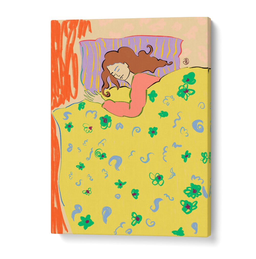 Transform your space with SLEEPING IN, VIBRANT art prints, blending energy and creativity in every room.