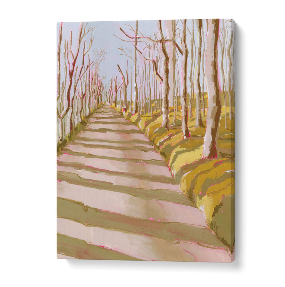Transform your space with the serene beauty of the FOREST PATH artwork, inviting nature into your home.