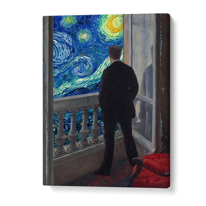 Transform your space with the STARRY NIGHT VIEW, ALTERED ART PRINTS by DIKHOTOMY, capturing cosmic beauty and wonder.