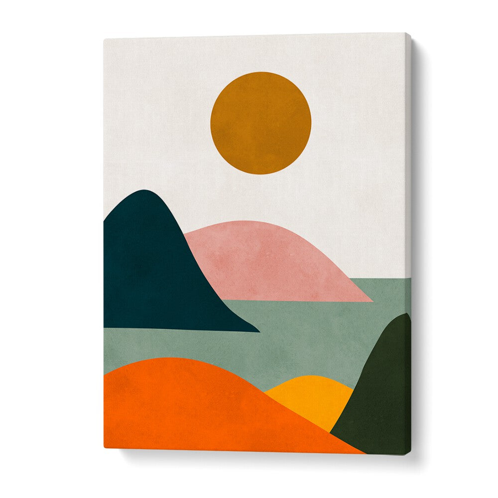 Vibrant WATERCOLOR XIII, LANDSCAPE PAINTINGS artwork showcasing abstract nature beauty, perfect for home decor.
