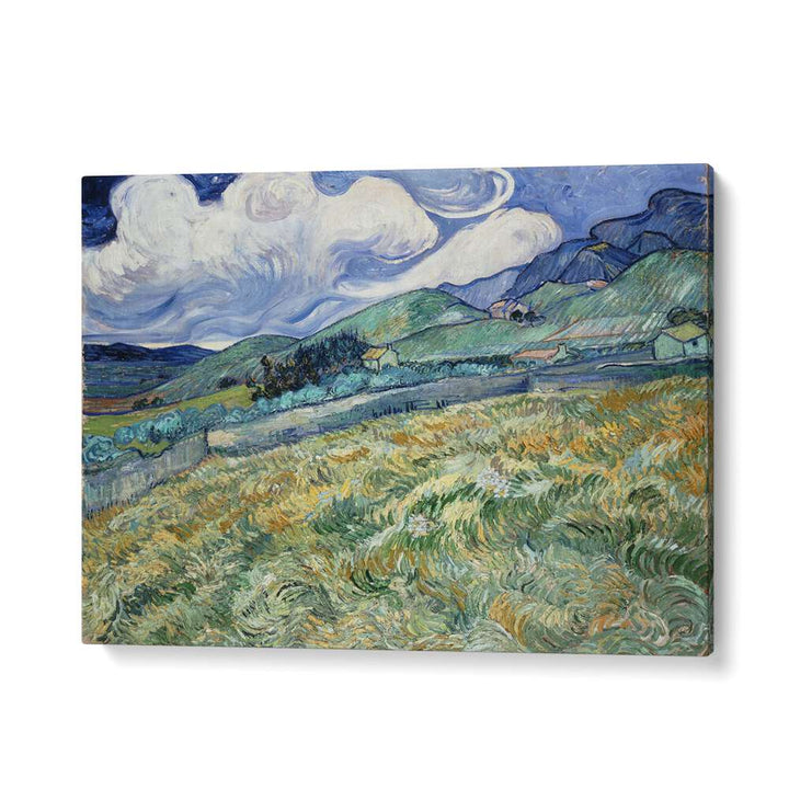 VINCENT VAN GOGH - LANDSCAPE FROM SAINT-RÉMY , VINTAGE PAINTINGS