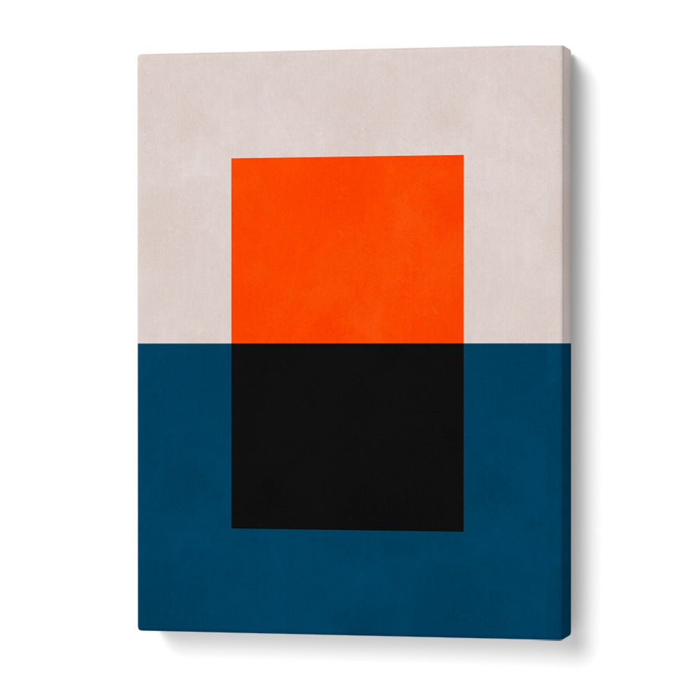 Bold geometric shapes in vibrant colors define OVERLAPPING IV, GEOMETRIC ART PRINTS for modern aesthetic appeal.