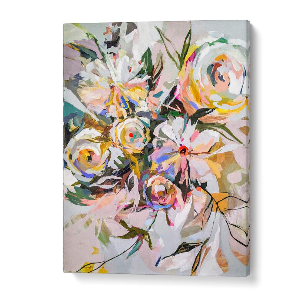 Stunning Bedroom Flowers, floral flower paintings with vibrant colors and abstract designs for a chic home decor.