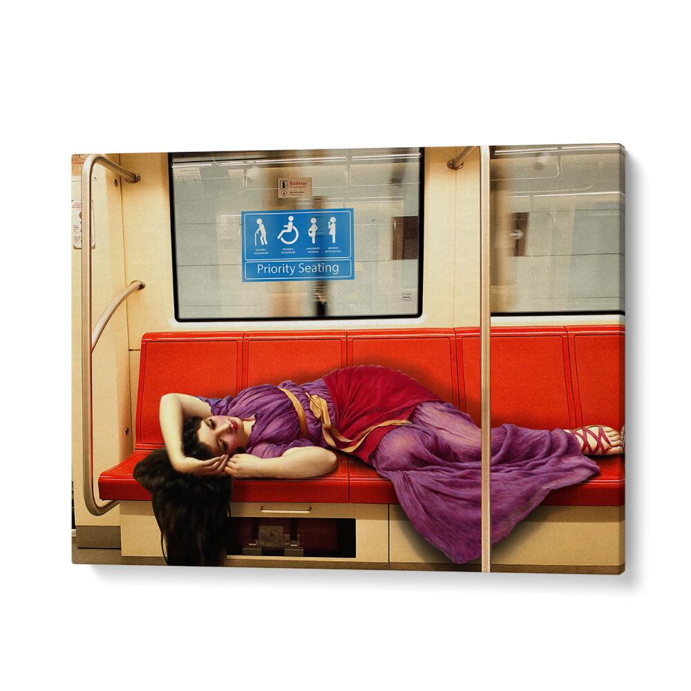 Transform your space with PRIORITY SEATING, ALTERED ART PRINTS by Dikhotomy, blending creativity and conversation.