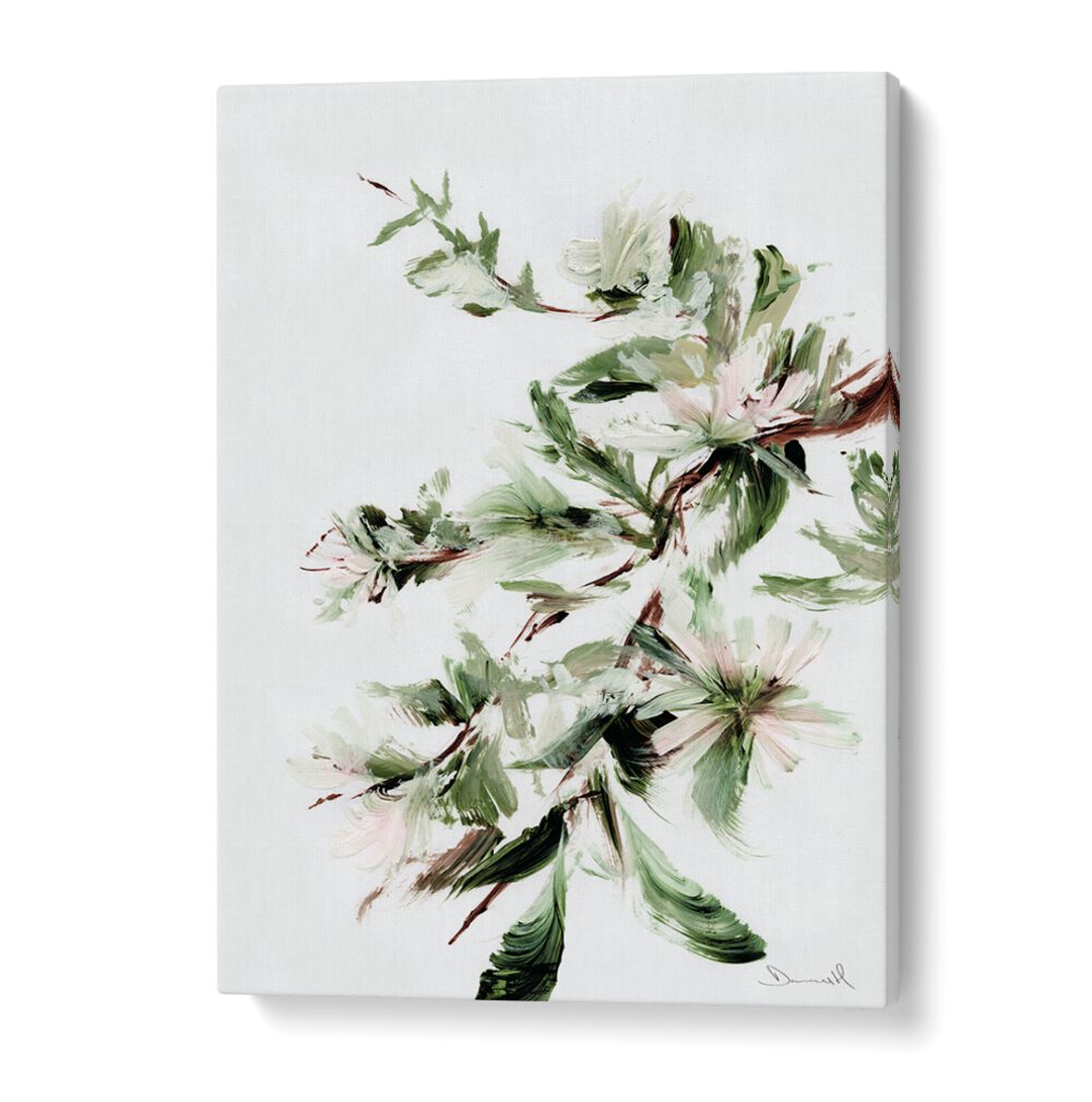 Stunning BLOOM, ABSTRACT PAINTINGS featuring vibrant colors and delicate floral designs for a lively decor accent.