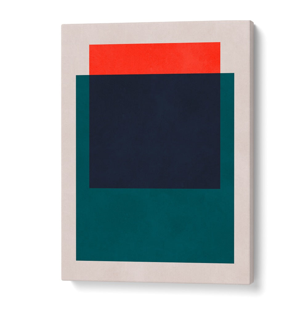 Bold geometric shapes in striking colors define COLORFUL OVERLAY XIII, GEOMETRIC ART PRINTS for vibrant decor.