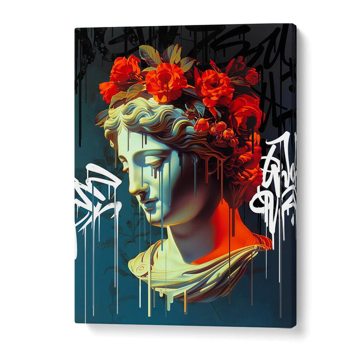 VANDAL CASANDRA, ALTERED ART PRINTS by DIKHOTOMY blends modern aesthetics with rebellious flair for your space.