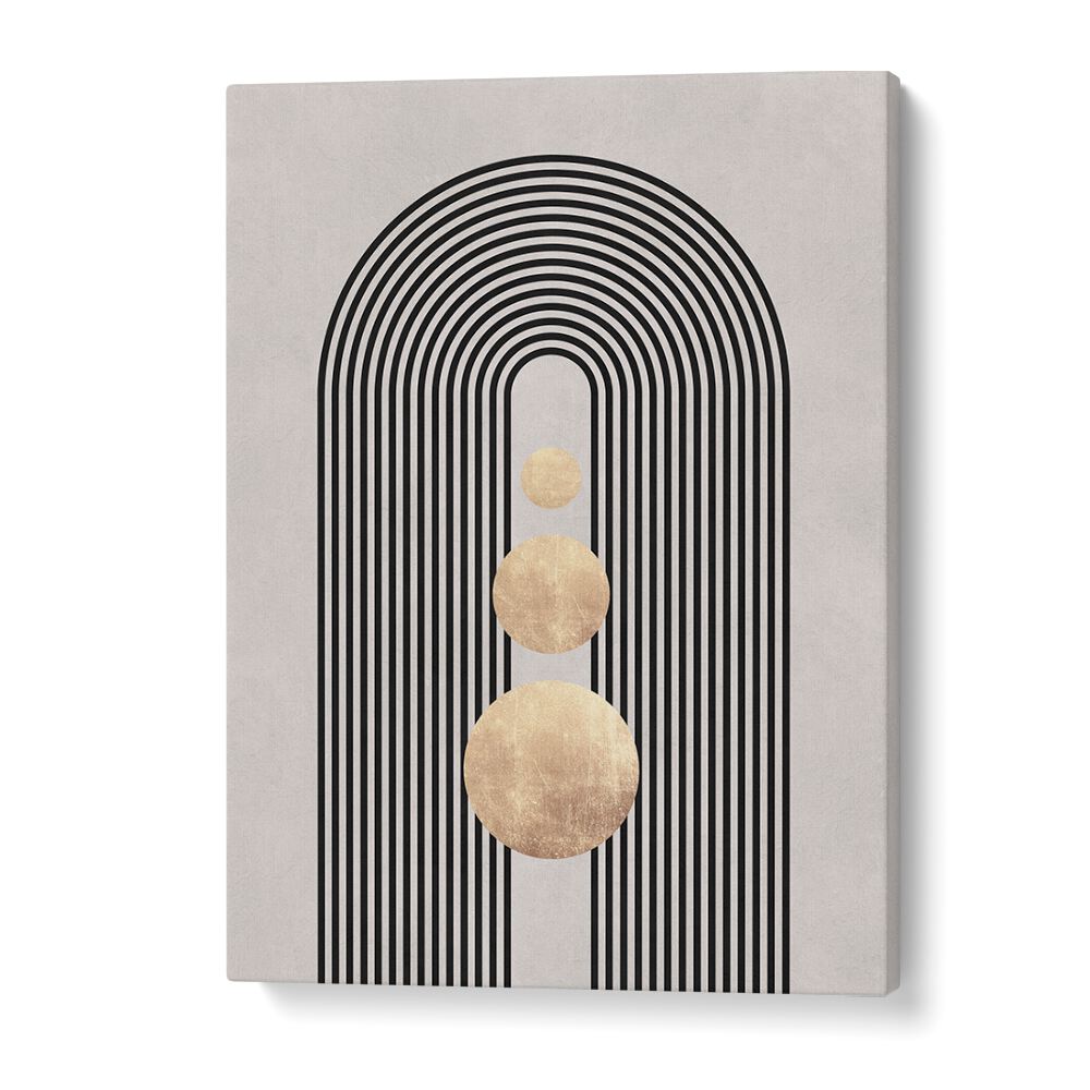 Modern abstract design featuring LINES AND CIRCLES XIX, BOHO ART PAINTINGS, perfect for contemporary decor.