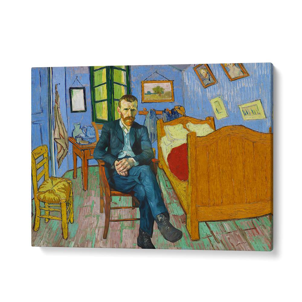 Discover VINCENT'S ROOM, ALTERED ART PRINTS by Dikhotomy, blending Van Gogh's essence with modern artistry.