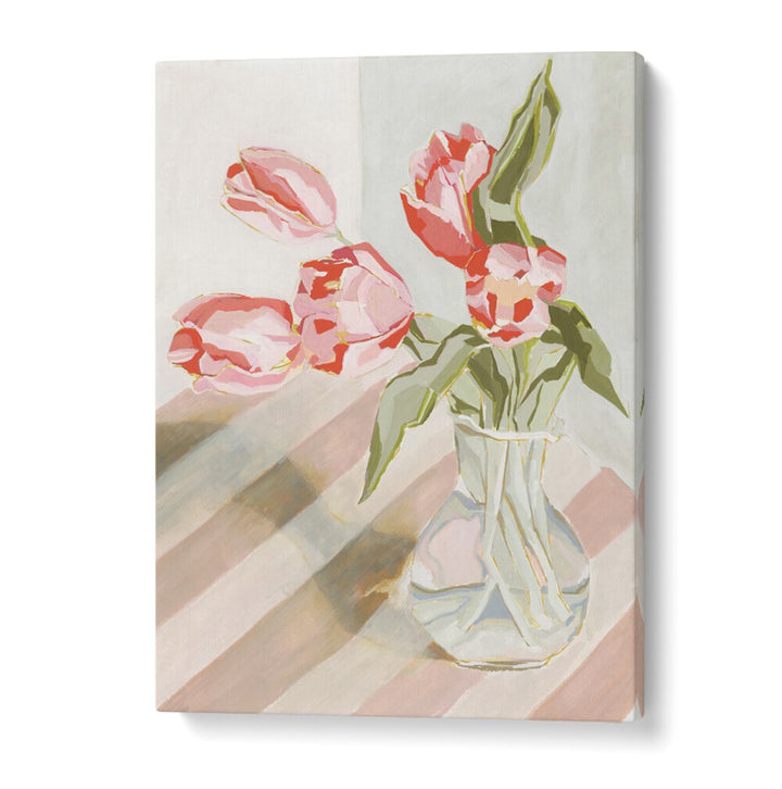 Bright and elegant TULIPS IN A VASE bring natural beauty to your home decor, enhancing any space with vibrancy.