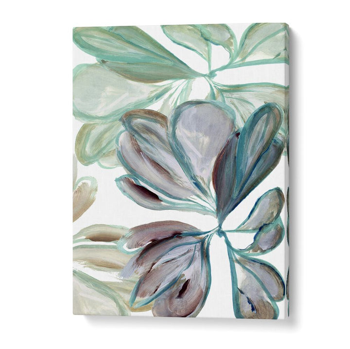 Vibrant AQUA FLORAL I, FLORAL FLOWER PAINTINGS, showcasing exquisite brushstrokes for stunning wall decor.