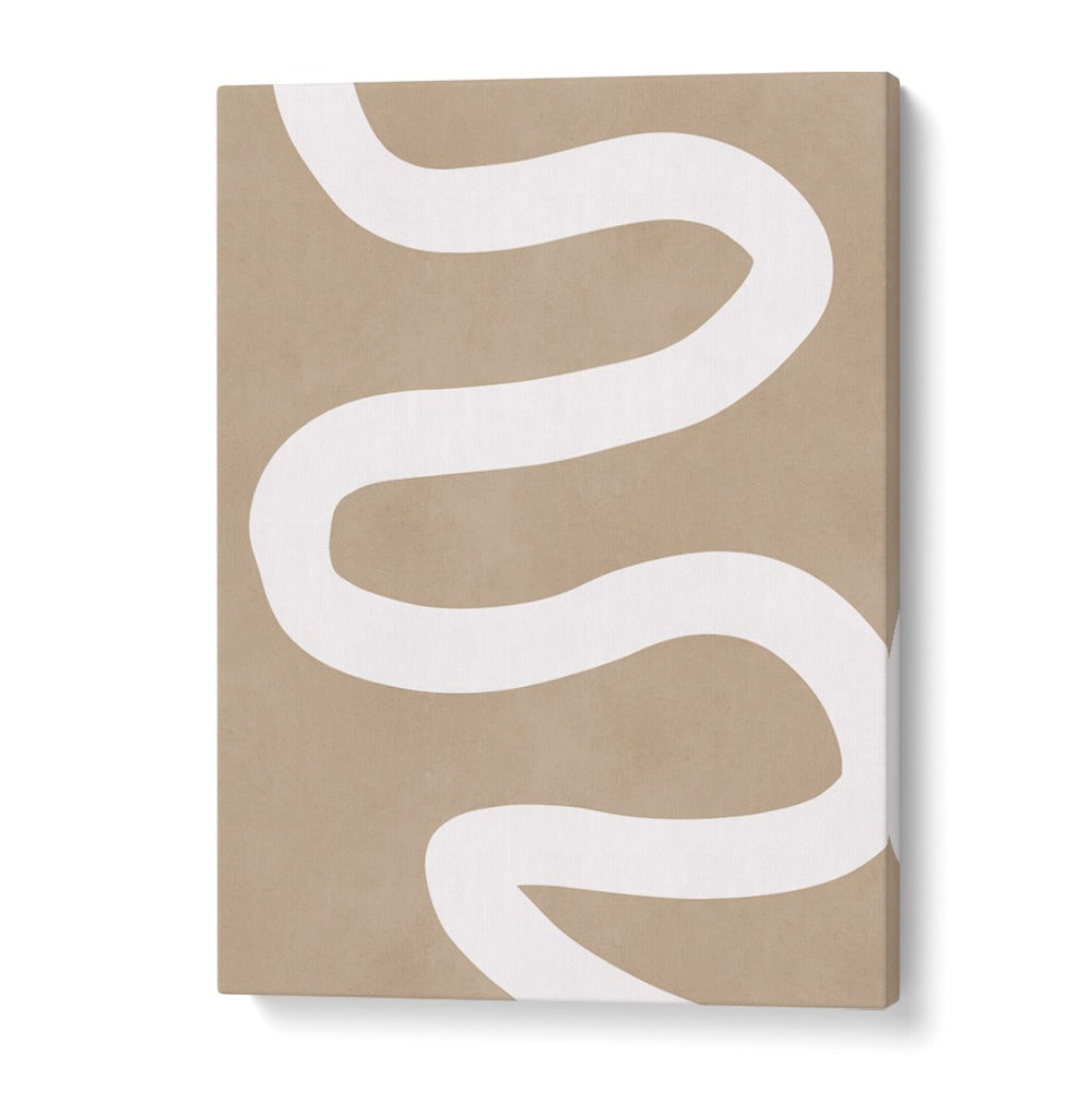 Explore creativity with EXPRESSIVE LINES XI, ABSTRACT PAINTINGS featuring elegant curves on a textured background.