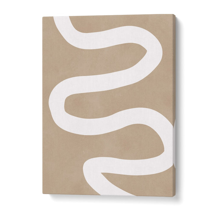 Explore creativity with EXPRESSIVE LINES XI, ABSTRACT PAINTINGS featuring elegant curves on a textured background.