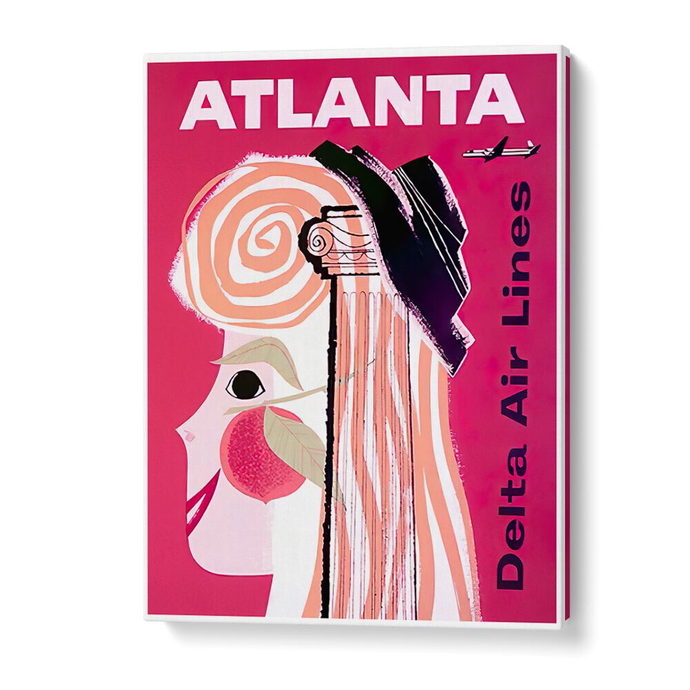 Stylish ATLANTA I, VINTAGE TRAVEL POSTERS add retro charm and adventure to any space, perfect for enthusiasts.