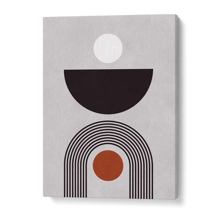 Modern LINES AND CIRCLES XV, BOHO ART PAINTINGS featuring geometric shapes in a chic design, perfect for any decor.