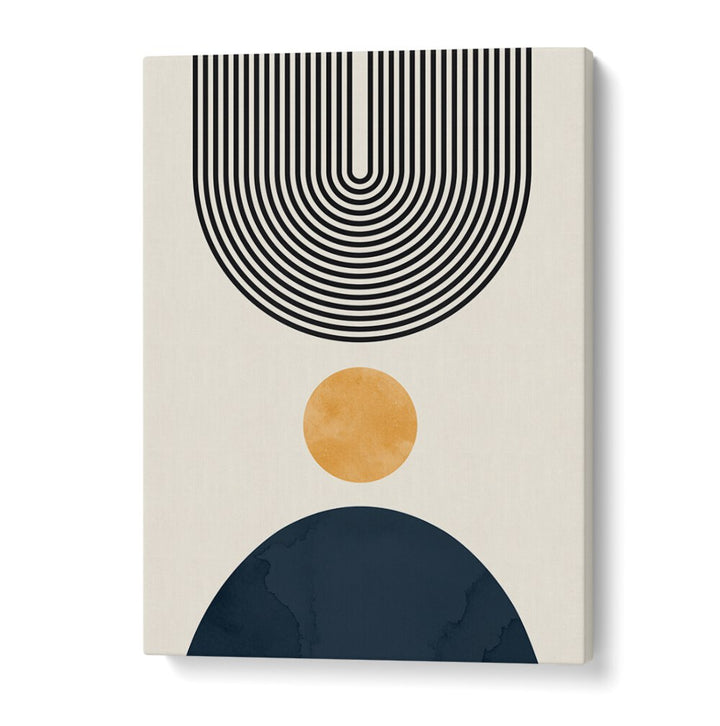 CIRCLES AND LINES 7, BOHO ART PAINTINGS showcase modern design with bold lines and shapes, perfect for your space.