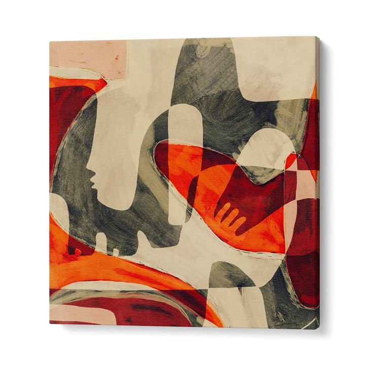 Colorful abstract design featuring UNFOLDING III, BOHO ART PAINTINGS to enhance any modern decor.