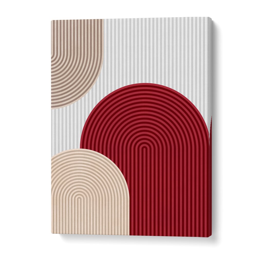 Colorful SEMICIRCLES IV, GEOMETRIC ART PRINTS showcasing intricate designs perfect for modern decor and creative projects.