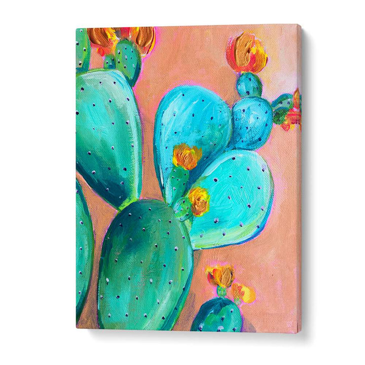 DESERT ROSE III , FLORAL FLOWER PAINTINGS