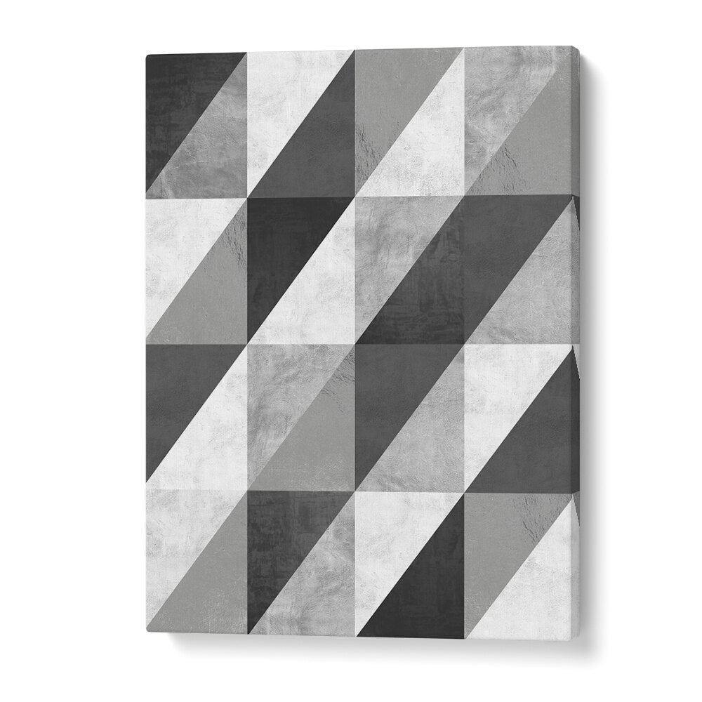 Sophisticated GRAY TEXTURES I, GEOMETRIC ART PRINTS showcasing elegant gray hues and geometric patterns for modern decor.