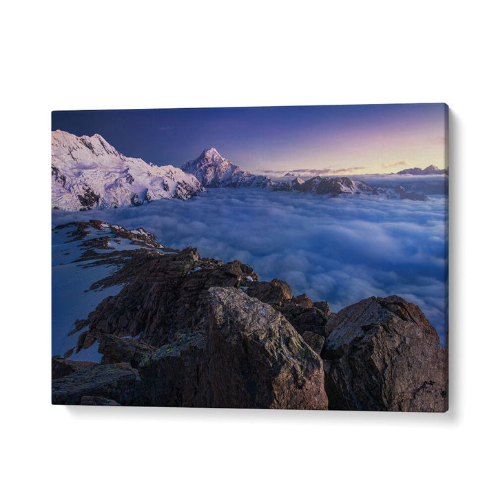 Stunning mountain landscape showcasing "Above the Clouds, Photography Prints" for an elevated home decor experience.