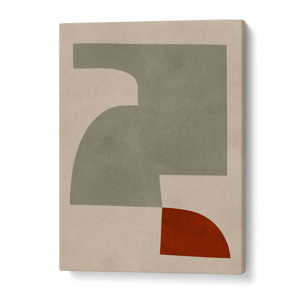 EXPRESSIVE FORMS III, GEOMETRIC ART PRINTS feature abstract shapes in earthy tones, enhancing creativity in any space.