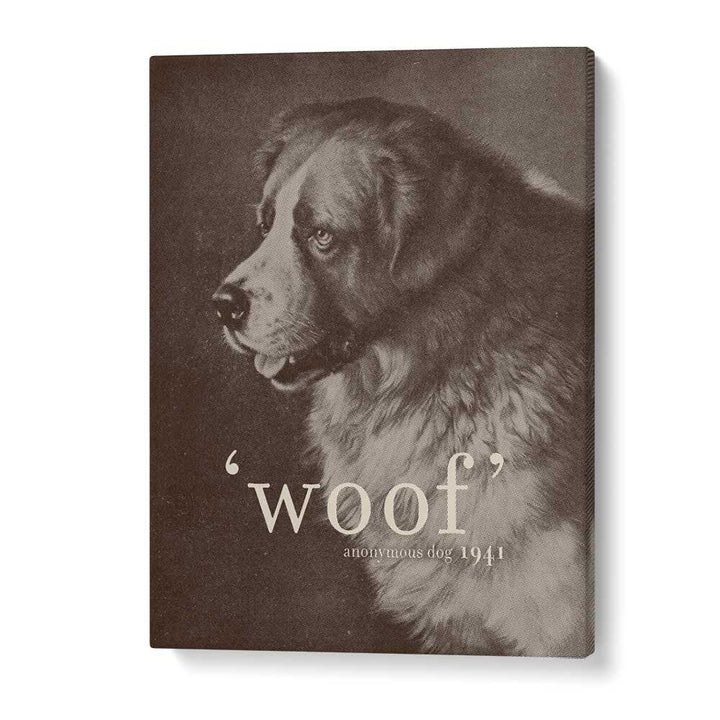 FAMOUS QUOTE DOG, QUOTES poster featuring a classic dog portrait by Florent Bodart, perfect for art lovers.