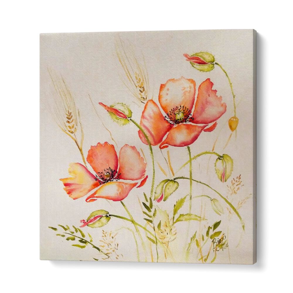 Vibrant blooms in Summer Meadow 2, Floral Flower Paintings, perfect for enhancing your home’s natural beauty.