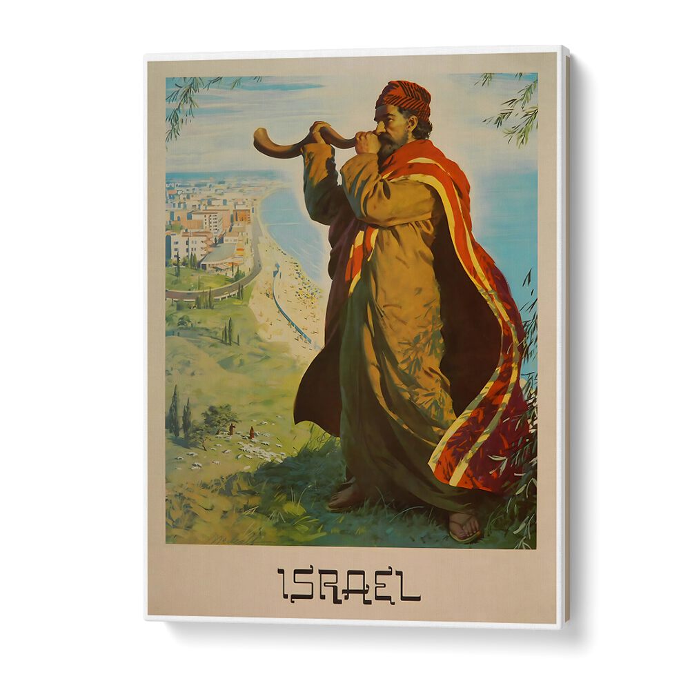 Explore the allure of Israel with our ISRAEL, VINTAGE TRAVEL POSTERS showcasing iconic landmarks and stunning landscapes.
