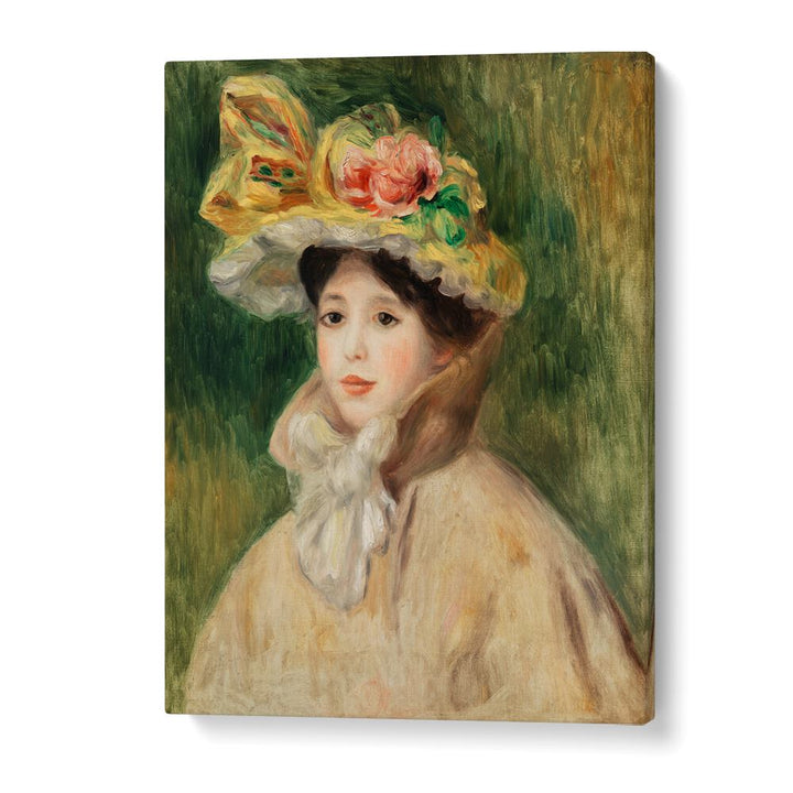 WOMAN WITH CAPELINE (EARLY 1890S) , VINTAGE PAINTINGS