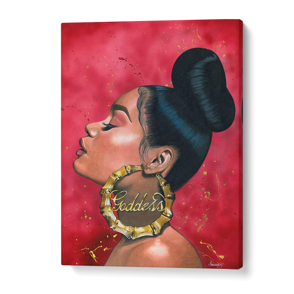 Stunning GODDESS, AFRICAN ART PAINTINGS showcasing elegance, grace, and empowerment in vibrant hues. Perfect for any space.
