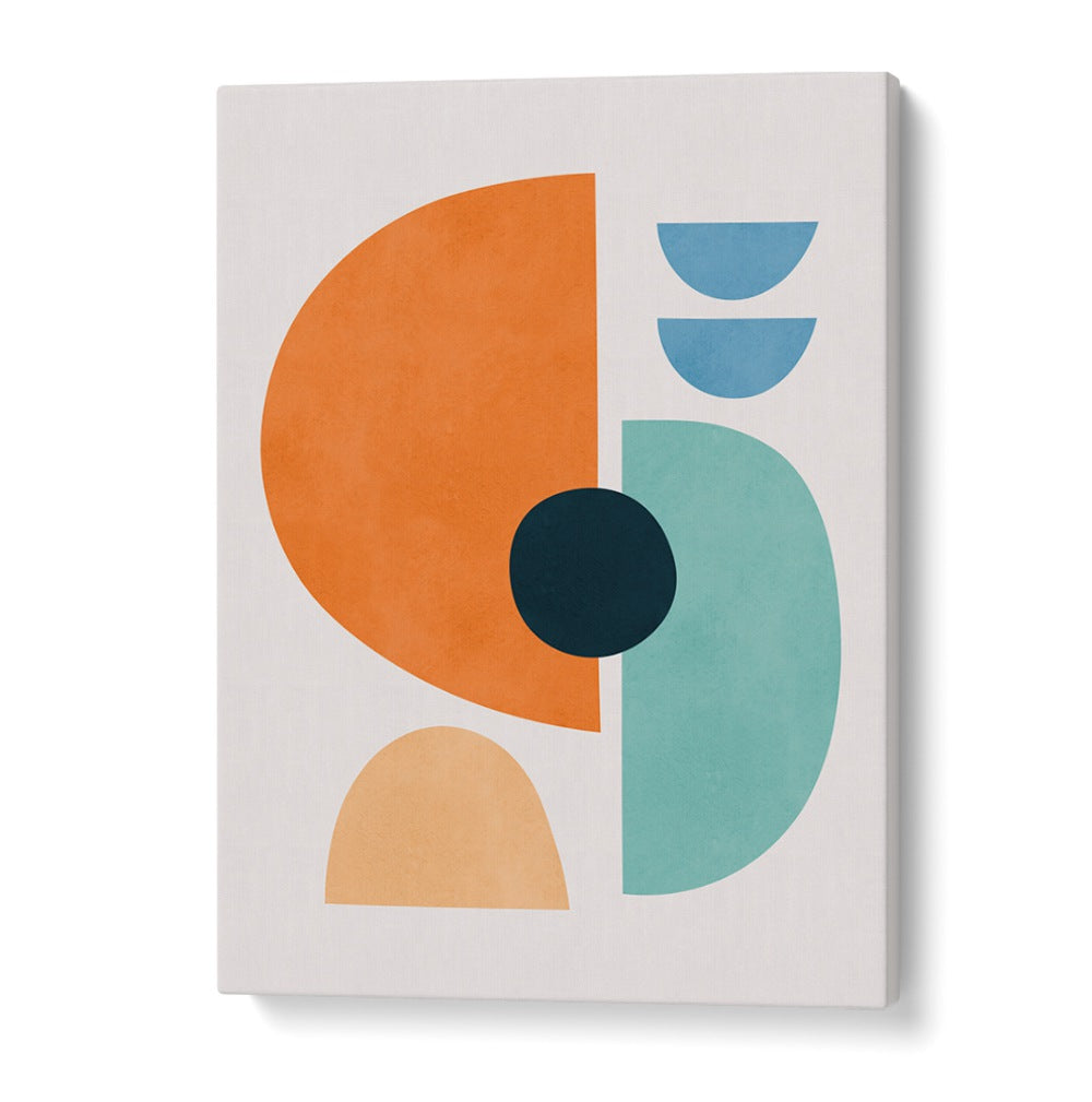 Colorful abstract design featuring bold shapes, showcasing EXPRESSIVE CIRCLES, BOHO ART PAINTINGS for unique decor.