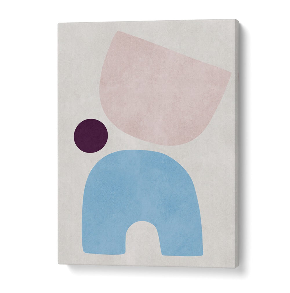 Stylish CURVED SHAPES V, GEOMETRIC ART PRINTS feature elegant colors and forms, perfect for modern decor.