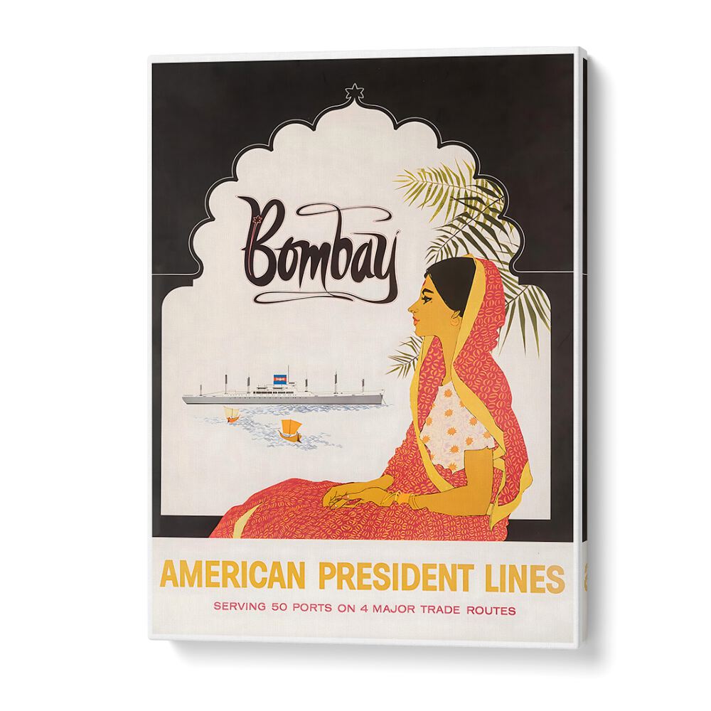 Stunning BOMBAY Vintage Travel Posters showcasing vibrant art and nostalgia, perfect for enhancing any living space.