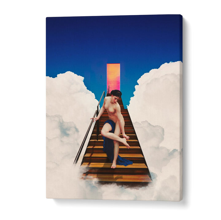 Staircase to Heaven, Altered Art Prints evoke imagination with stunning visuals, perfect for inspiring any space.