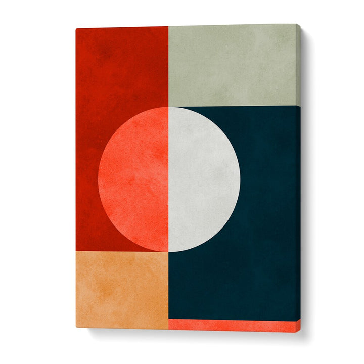Bright and modern GEOMETRIC HARMONY V art print, showcasing vibrant colors and shapes for contemporary decor.