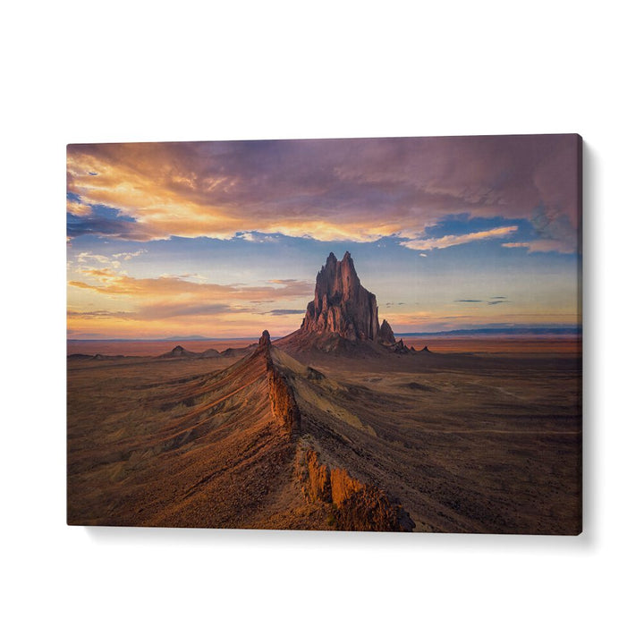 Stunning SHIPROCK II landscape, showcasing vibrant colors in nature, perfect for your home with PHOTOGRAPHY PRINTS.