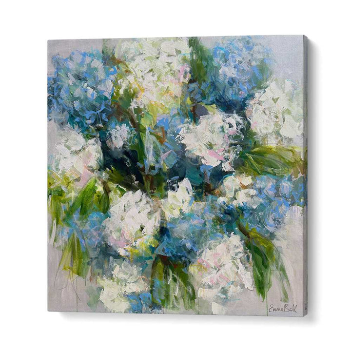 Stunning Delicate Blooms, Floral Flower Paintings showcasing vibrant abstract floral brushstrokes for your home.