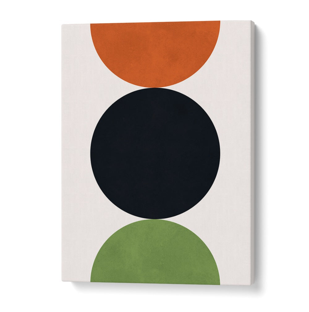 Colorful geometric design featuring circles in LINES AND CIRCLES XXVIII, GEOMETRIC ART PRINTS for modern decor.