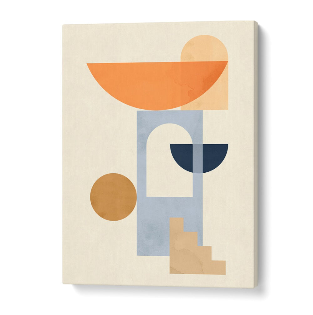 Geometric art piece, COMPOSITIONS VII, BOHO ART PAINTINGS, adds modern charm and inspiration to any space.