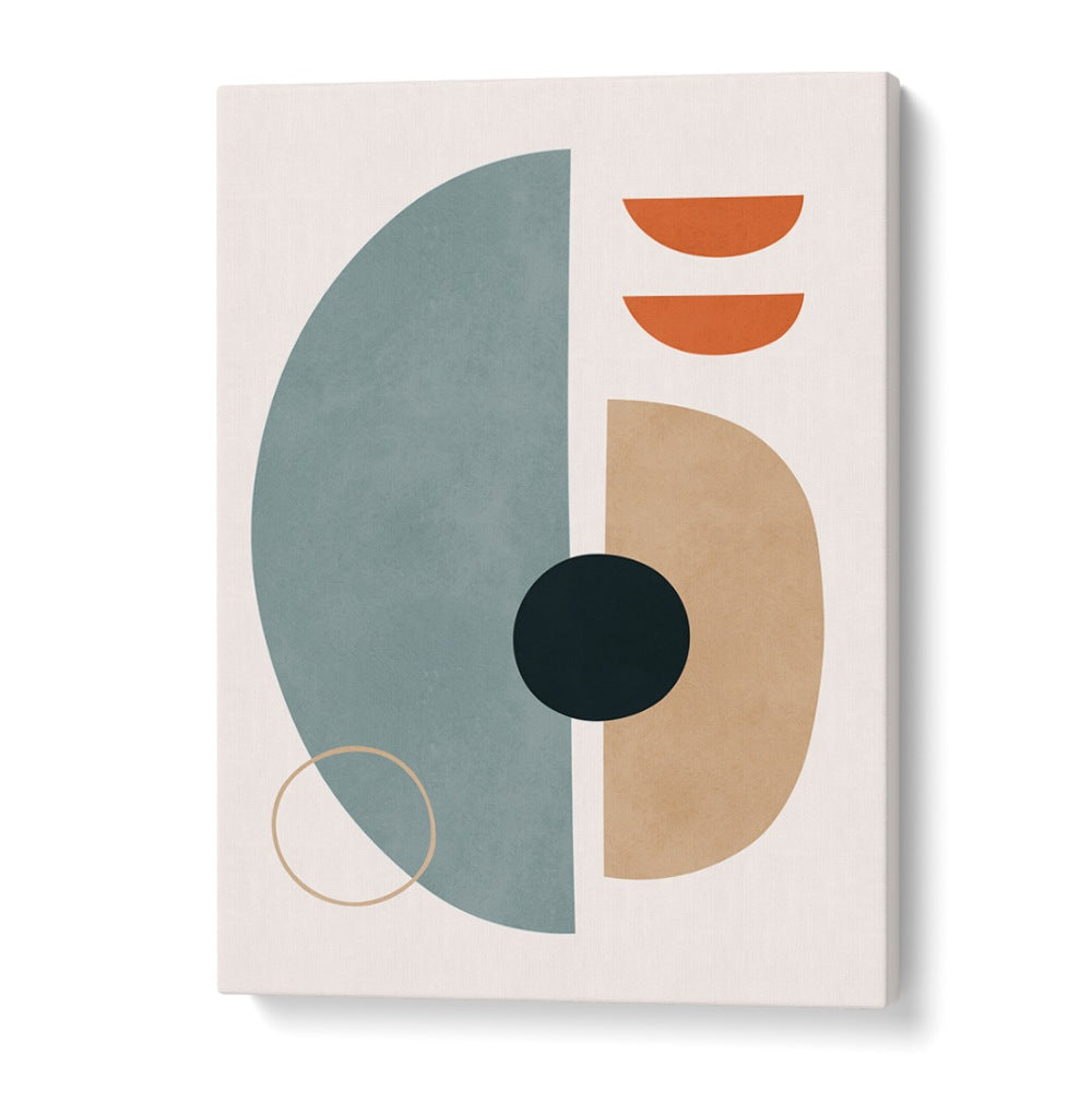 Colorful geometric design featuring SEMICIRCLES VII, BOHO ART PAINTINGS ideal for enhancing creative projects.