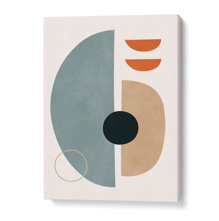 Colorful geometric design featuring SEMICIRCLES VII, BOHO ART PAINTINGS ideal for enhancing creative projects.