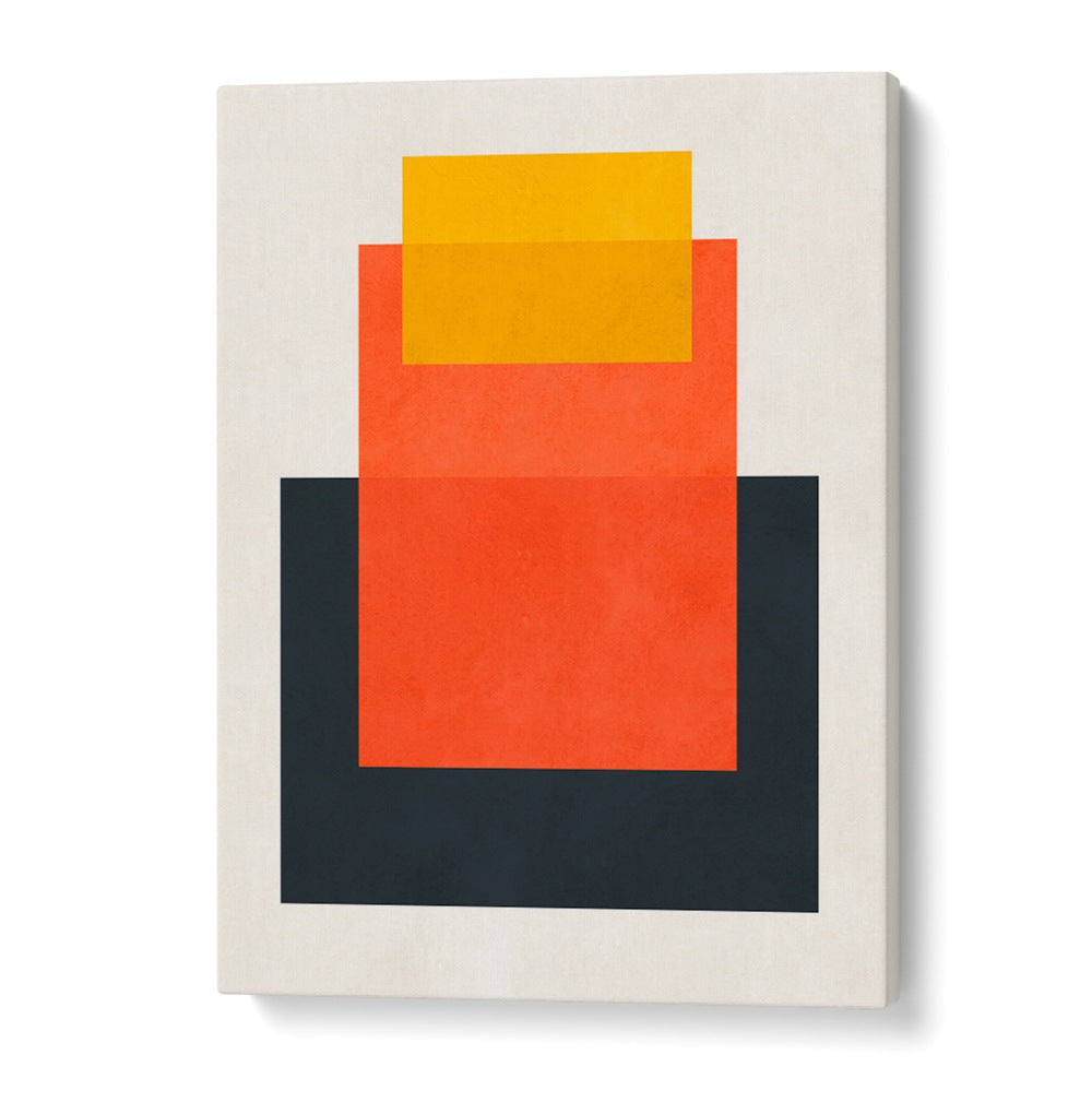 Bold colors and layered shapes define OVERLAPPING II, GEOMETRIC ART PRINTS, perfect for modern decor enthusiasts.